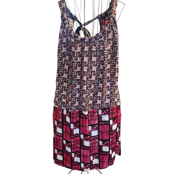Marni Halter Mixed Prints Dress - Picture 1 of 9